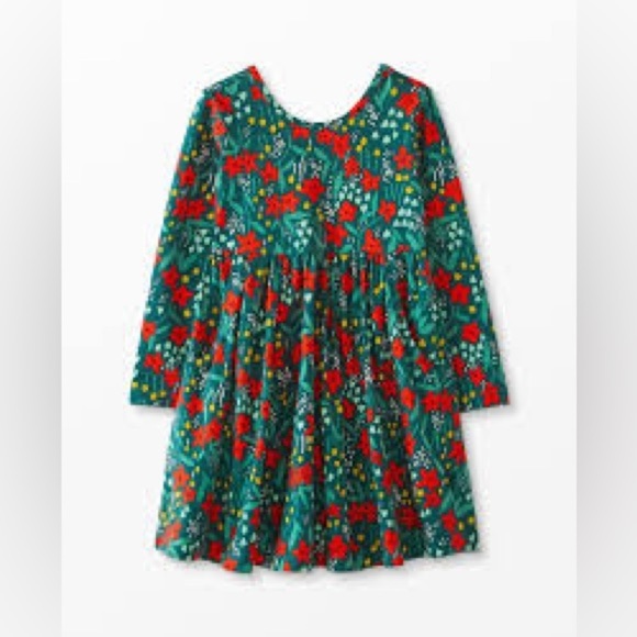 Hanna Andersson celebration skater dress pockets fit & flare twirl size 6/7 - Picture 1 of 10